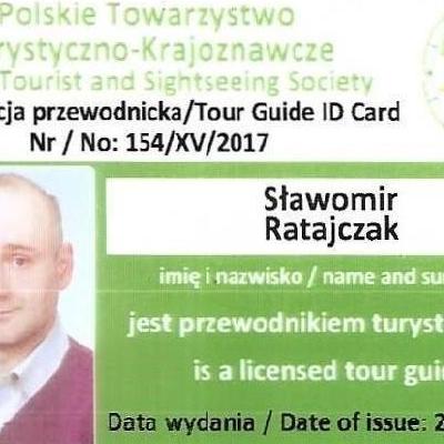 Legitymacja przewodnika-Tour Guide